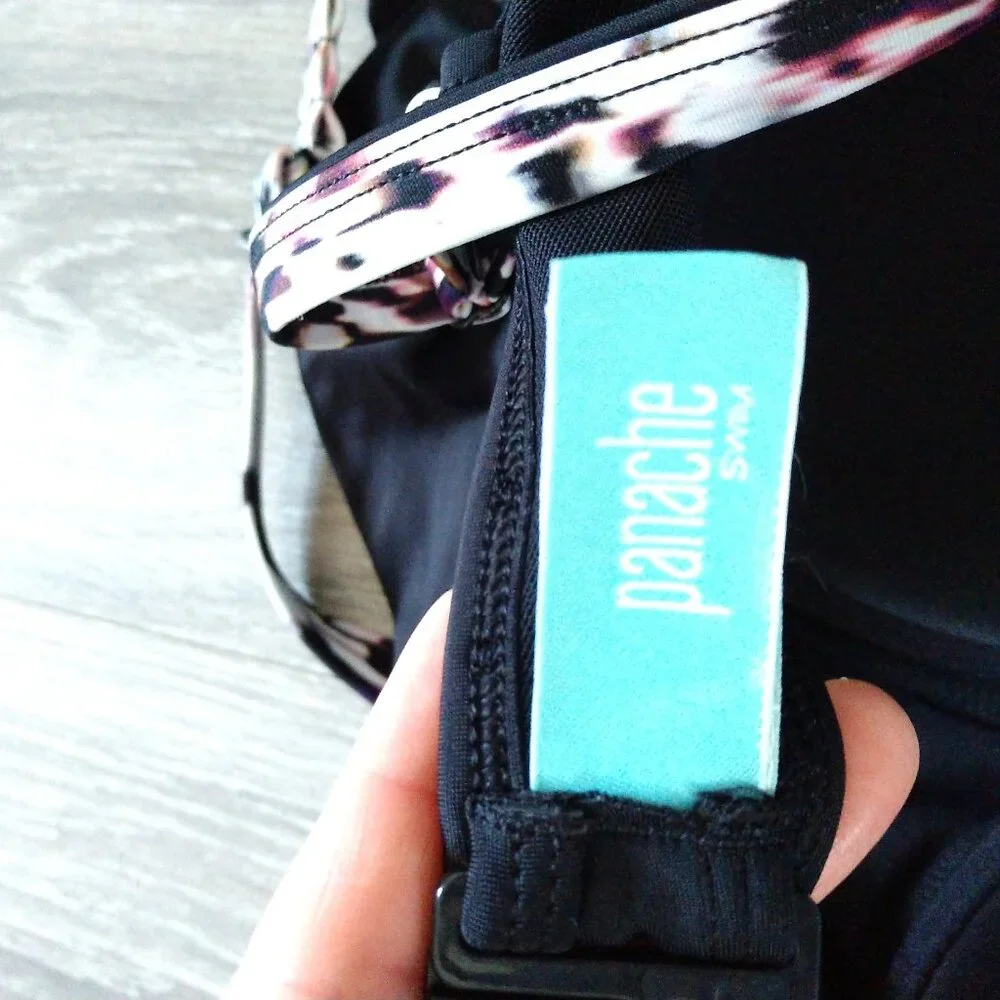 NWOT Panache Swim Florentine Sweetheart Belt Detail One Piece Swimsuit - Picture 12 of 13